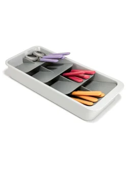 Joseph Joseph Light Stone Large Drawer Store™ Tiered Cutlery Organiser Clearance