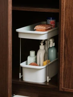 Joseph Joseph Light Stone Cupboard Store™ 2-Tier Storage Caddy Clearance