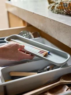 Joseph Joseph Light Stone DrawerStore™ Expanding Cutlery Organiser Hot