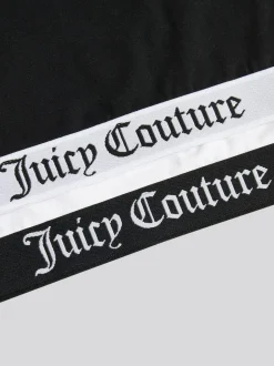 Juicy Couture Juicy Crop Top 2 Pack Hanging Black Discount
