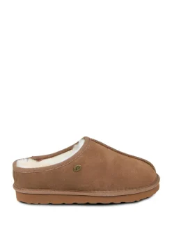 Just Sheepskin Mens Louis Slippers Brown Outlet