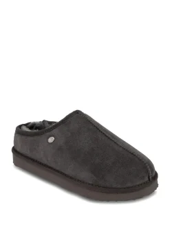 Just Sheepskin Mens Louis Slippers Grey