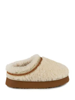 Just Sheepskin Ladies Miley Platform Mule Winter Slippers Sale