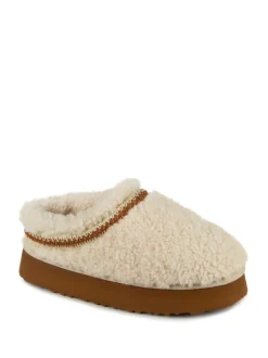 Just Sheepskin Ladies Miley Platform Mule Winter Slippers Sale