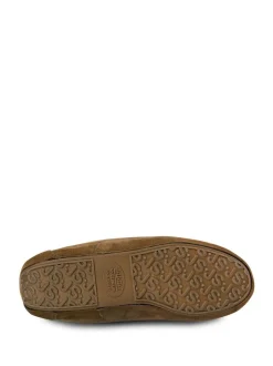 Just Sheepskin Mens Harry Sheepskin Slipper Brown Discount