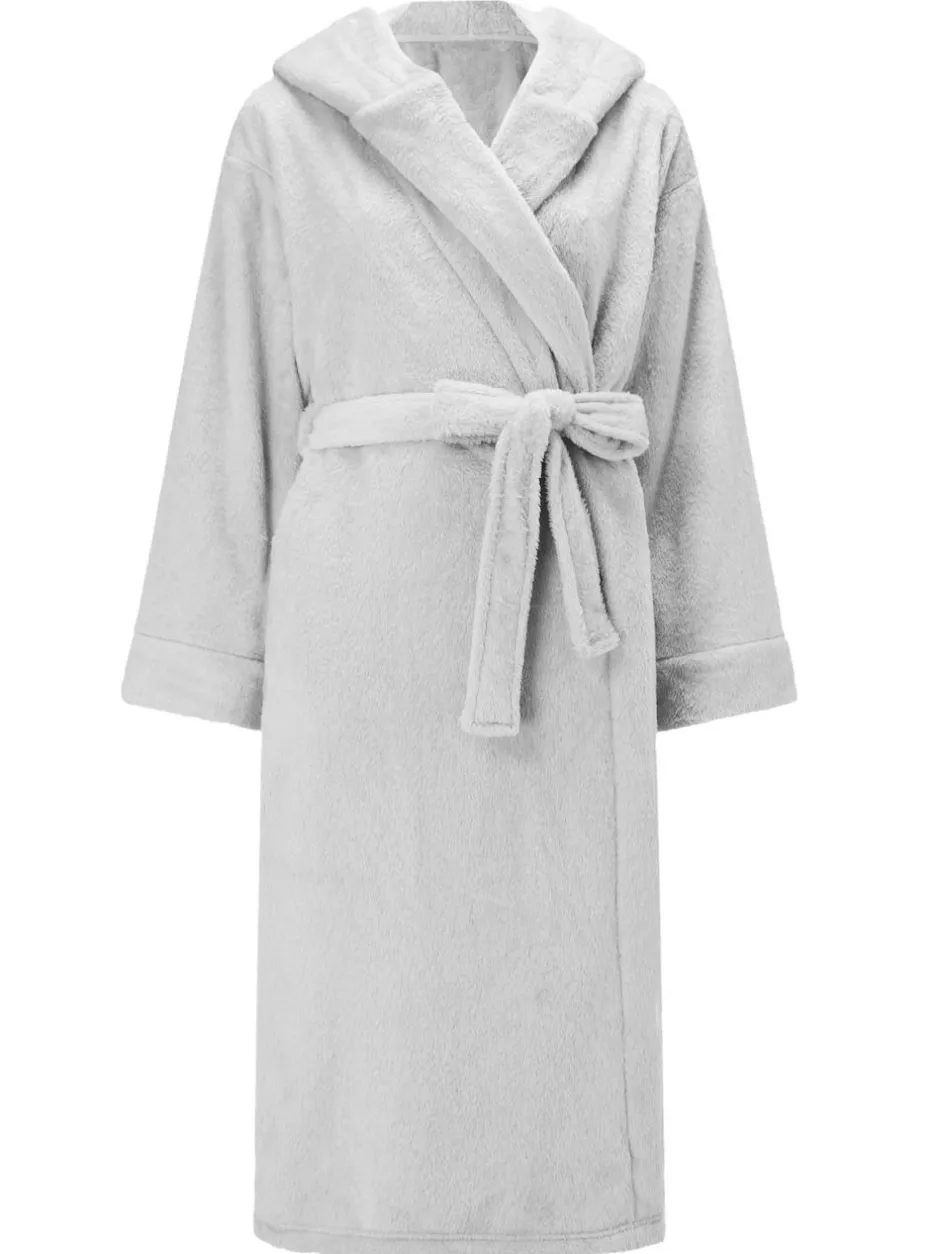 KBX Rosa Fluffy Robe Grey Online