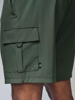 Next Active Cargo Gym Training Shorts Khaki Green Sale