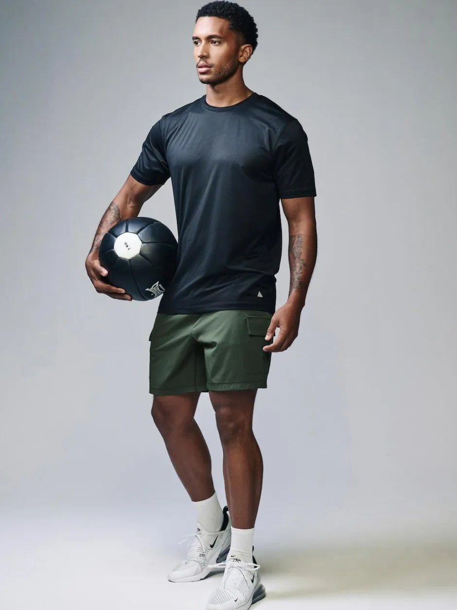 Next Active Cargo Gym Training Shorts Khaki Green Sale