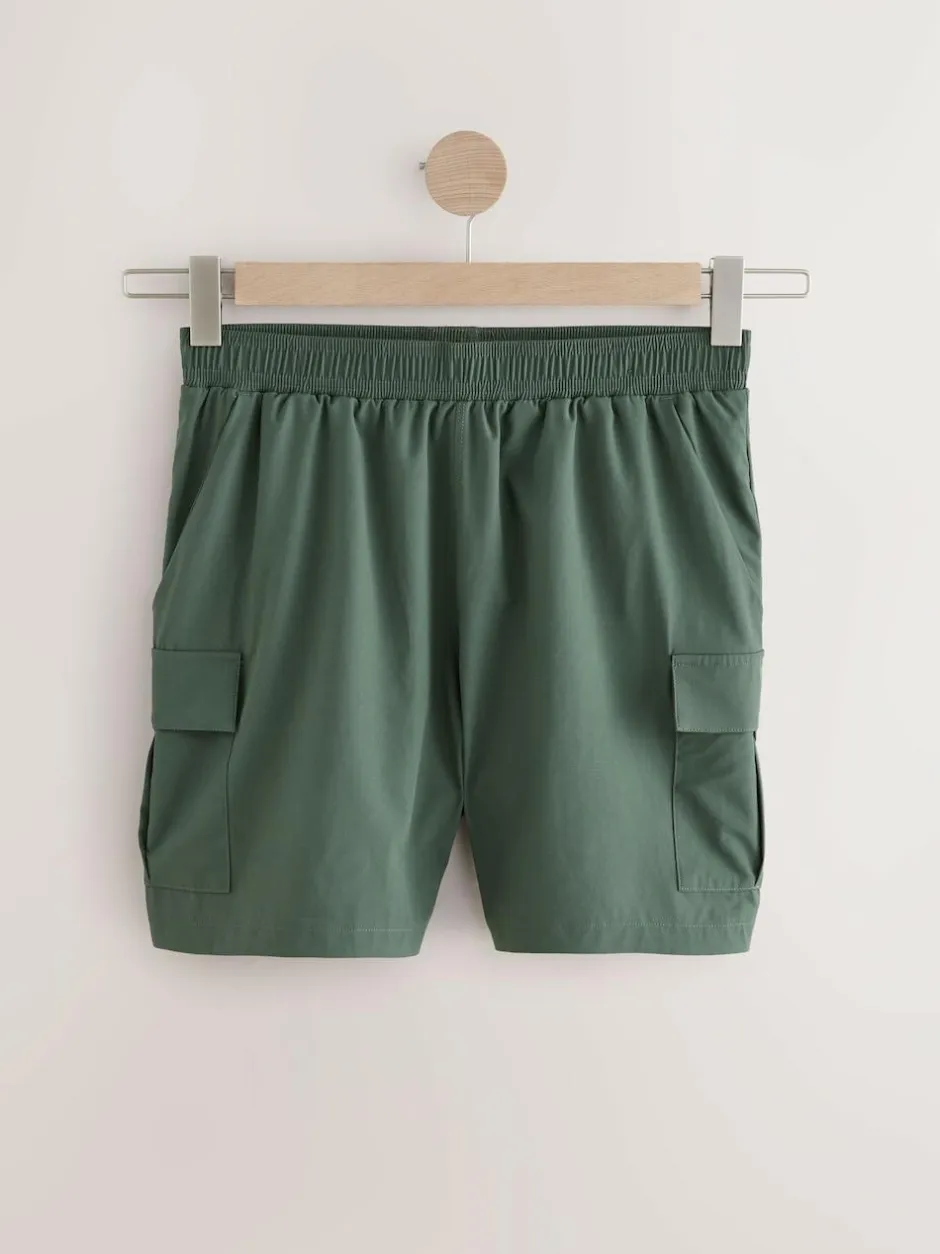 Next Active Cargo Gym Training Shorts Khaki Green Sale