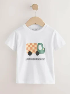 Next Long Sleeve Shirt and T-Shirt Set (3mths-7yrs) Khaki Green Discount