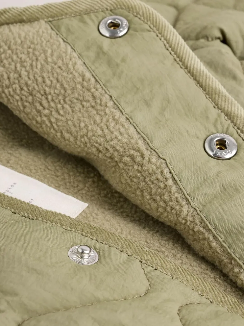 Next Khaki Green Nylon Quilted Baby Jacket (0mths-2yrs) Discount