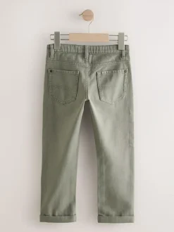 Next Khaki Green Regular Fit Stretch Jeans (3-17yrs) Discount