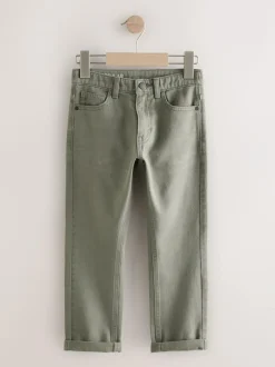 Next Khaki Green Regular Fit Stretch Jeans (3-17yrs) Discount