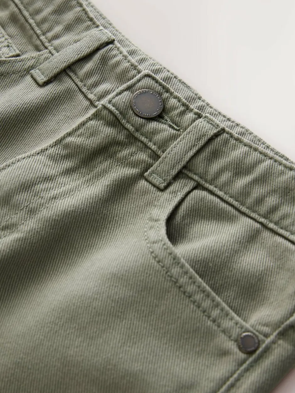 Next Khaki Green Regular Fit Stretch Jeans (3-17yrs) Discount
