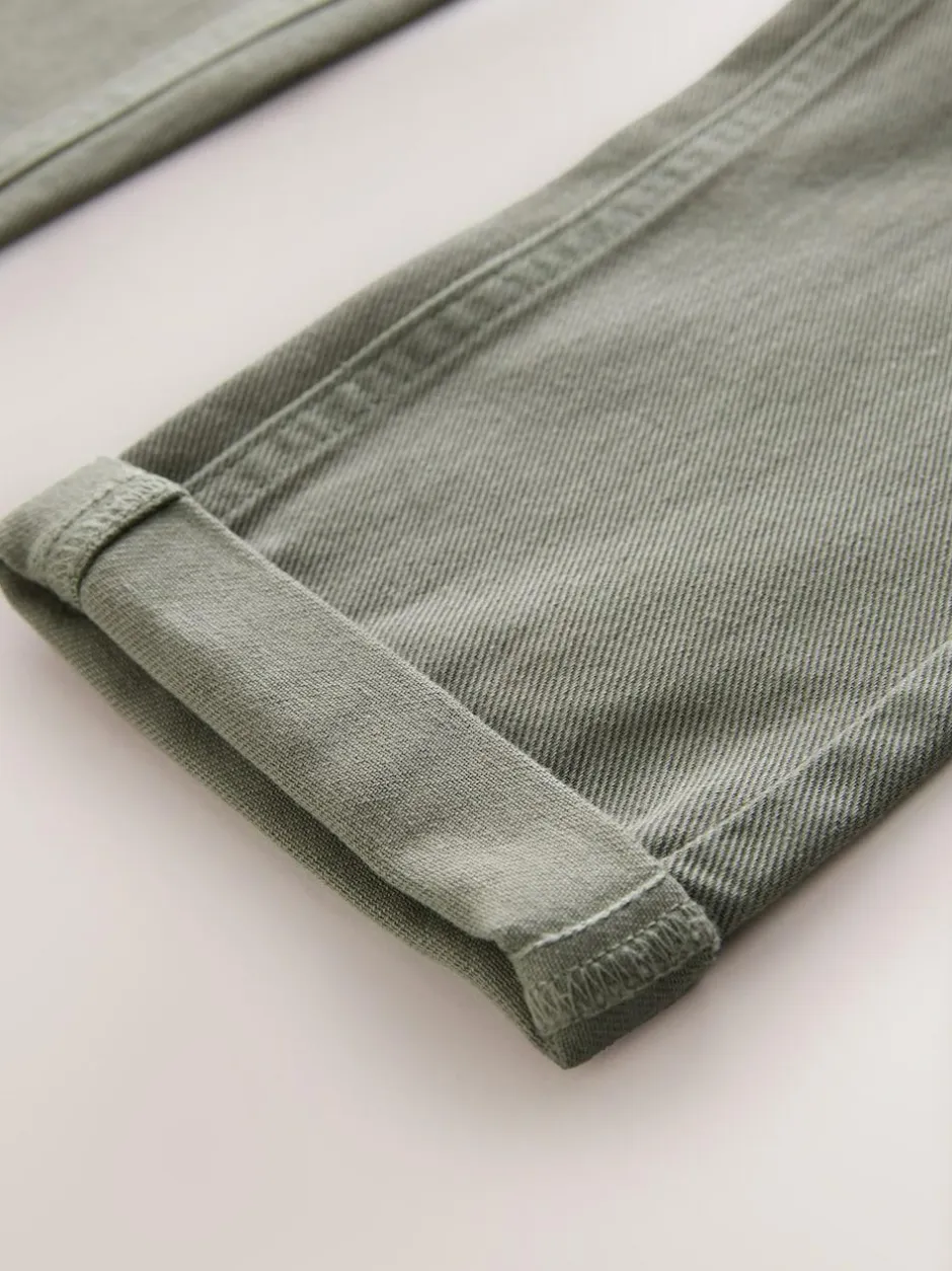 Next Khaki Green Regular Fit Stretch Jeans (3-17yrs) Discount