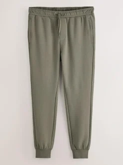 Next Signature Soft Touch Modal Slim Fit Cuffed Joggers Khaki Green Discount