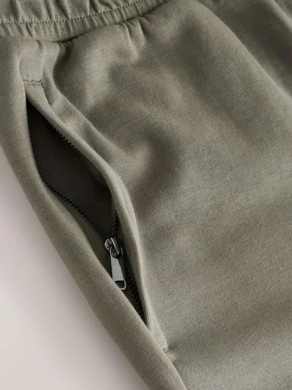 Next Signature Soft Touch Modal Slim Fit Cuffed Joggers Khaki Green Discount