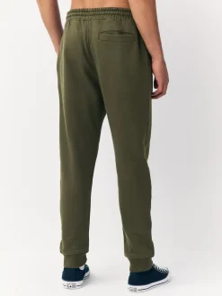 Next Slim Fit Slim Fit Brushback Heavyweight Joggers Khaki Green Discount
