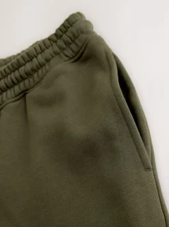 Next Slim Fit Slim Fit Brushback Heavyweight Joggers Khaki Green Discount