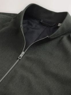 Next Khaki Green Smart Bomber Jacket New