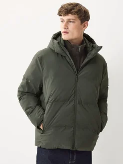 Next ThermoGen Shower Resistant Puffer Jacket Khaki Green Outlet