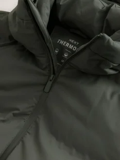 Next ThermoGen Shower Resistant Puffer Jacket Khaki Green Outlet