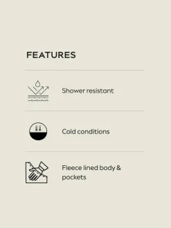 Next ThermoGen Shower Resistant Puffer Jacket Khaki Green Outlet