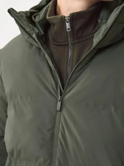 Next ThermoGen Shower Resistant Puffer Jacket Khaki Green Outlet
