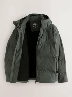 Next ThermoGen Shower Resistant Puffer Jacket Khaki Green Outlet