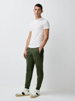 Next Utility Brushback Heavyweight Cargo Joggers Khaki Green Hot