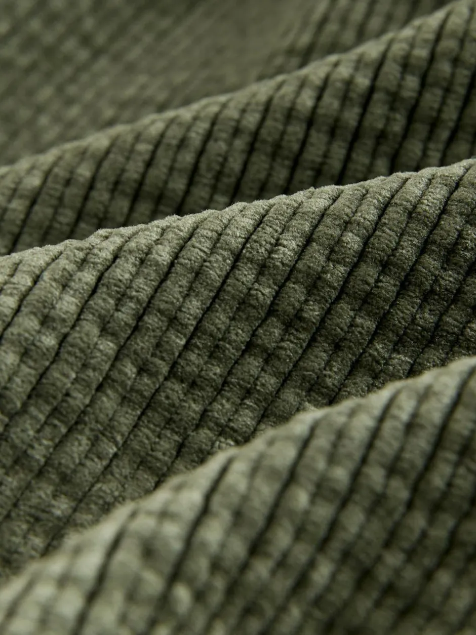 Next Khaki Green Wide Leg Soft Cord Trousers Outlet