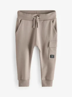 Next Khaki Green/Grey/Black Super Skinny Utility Joggers 3 Pack (3mths-7yrs) Online