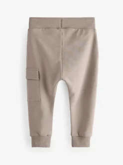 Next Khaki Green/Grey/Black Super Skinny Utility Joggers 3 Pack (3mths-7yrs) Online