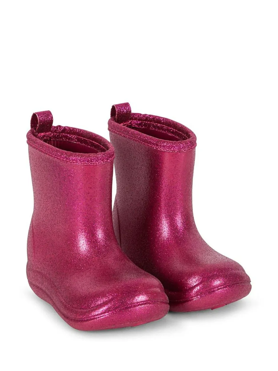 Konges Sløjd Pink Luc Lightweight Glitter Rain Boots Online
