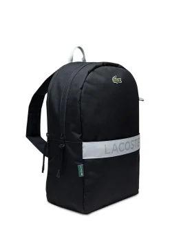 Lacoste Black Backpack with Pencil Case Online