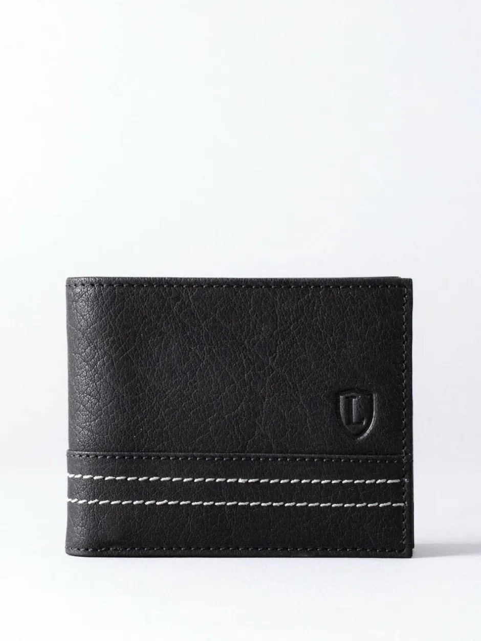 Lakeland Leather Black Keswick Leather Wallet Online