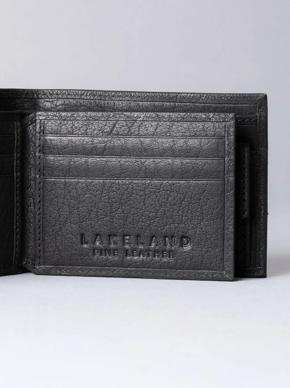 Lakeland Leather Black Keswick Leather Wallet Online