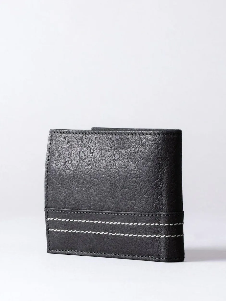Lakeland Leather Black Keswick Leather Wallet Online