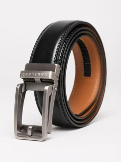 Lakeland Leather Rigg Ratchet Belt Black New