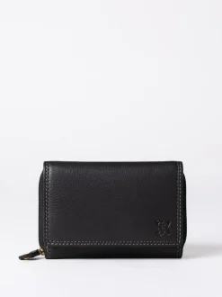 Lakeland Leather Black Small Purse Hot
