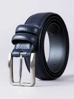 Lakeland Leather Storrs Belt Blue Outlet