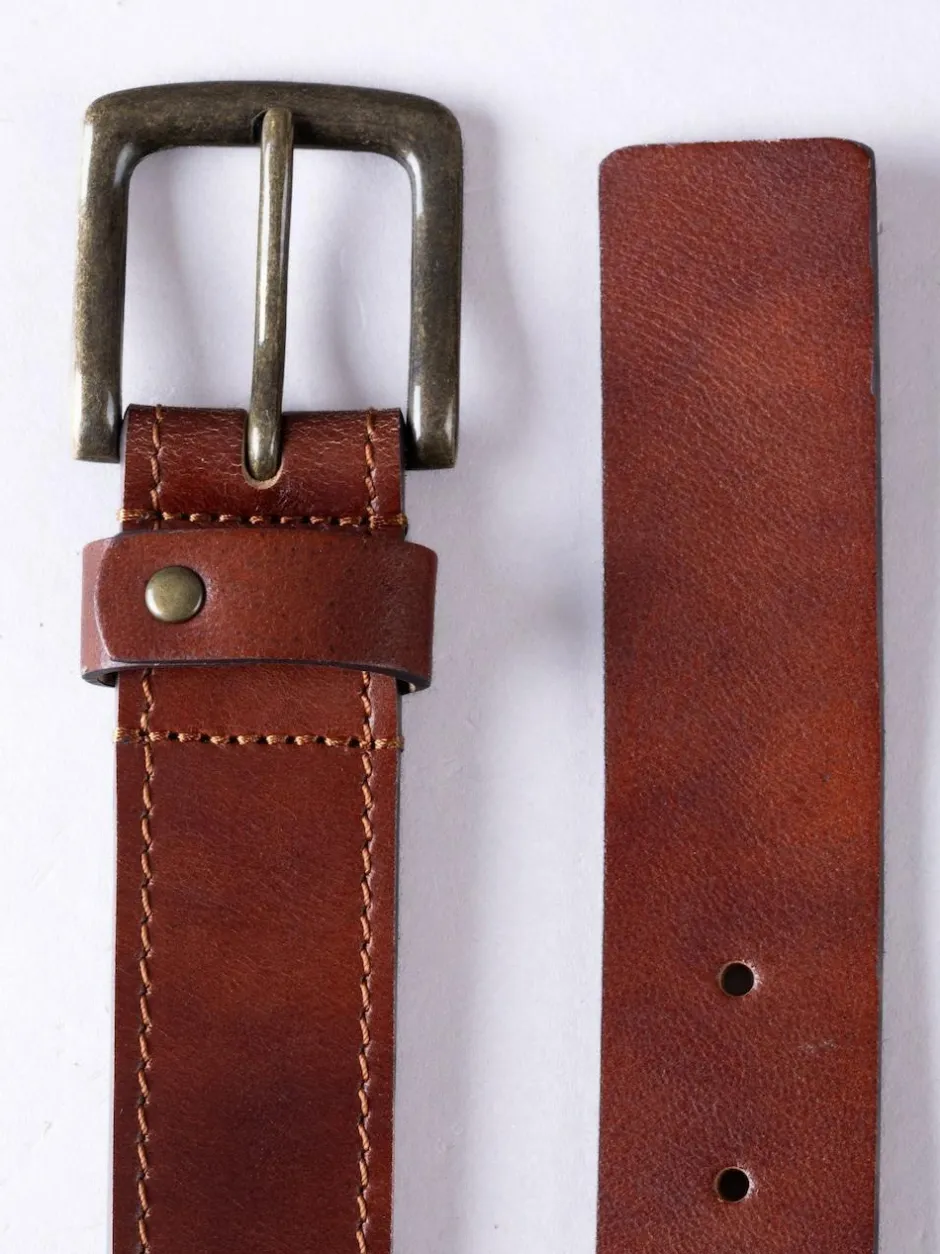 Lakeland Leather Eskin Belt Brown Clearance