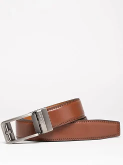 Lakeland Leather Rigg Ratchet Belt Brown New
