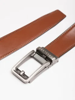 Lakeland Leather Rigg Ratchet Belt Brown New