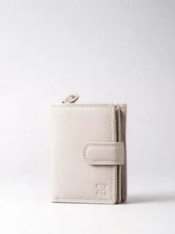 Lakeland Leather Grey Small Tab Purse Discount