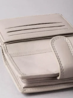 Lakeland Leather Grey Small Tab Purse Discount