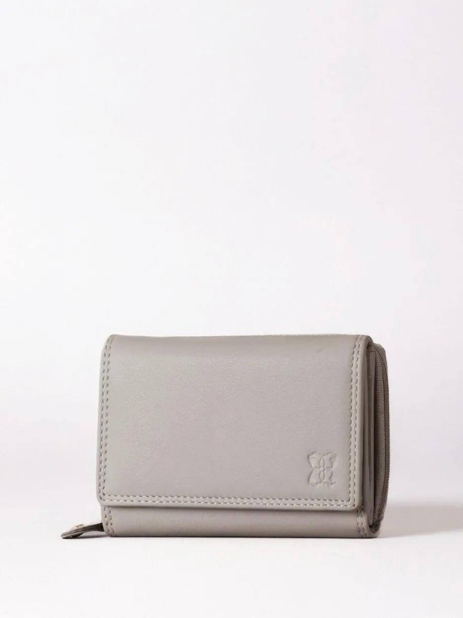 Lakeland Leather Grey Small Purse Best