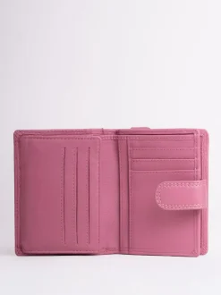 Lakeland Leather Mauve Pink Small Tab Purse Clearance