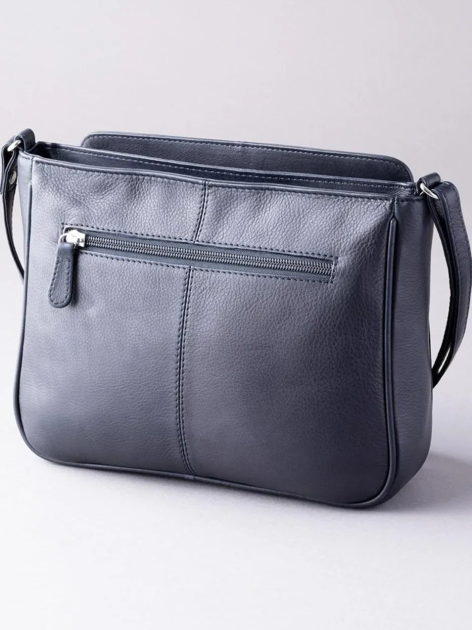 Lakeland Leather Ambleside Cross-Body Bag Navy Discount