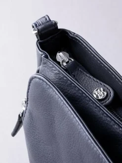 Lakeland Leather Ambleside Cross-Body Bag Navy Discount